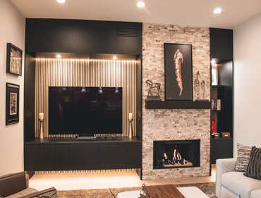 Tv wall