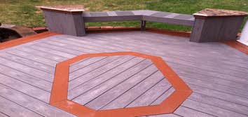 TimberTech deck & redwood pergola, Emerald Valley Subdivision, Chattanooga TN The deck was constructed because clients wanted a low-mainetnece deck wit