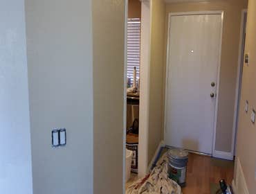 East County residential painting job. Interior painting.