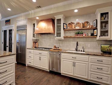 Kitchen Renovation in Blue Ridge This was a huge kitchen remodel, we had to completely re-arrange all the appliances. the cabinets and countertops were