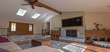 Aptos Costal Craftsman Custom Remodel This beautiful Coastal Craftsman style remodeled home was built featuring high ceilings, knotty alder stained cus