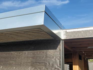 Photos by Builder Sheet Metal 1088446 #5 Galvanized Fascia. 2022 project.