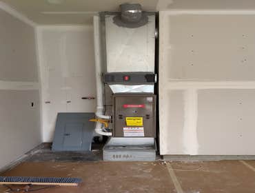 96% Eff Gas Furnace Install