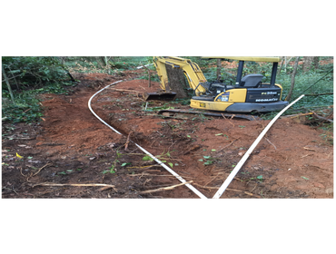 Sewer Line installation