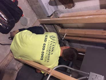 Drain Tile Replacement in Historic Chicago Home This 140 year old Historic home had flooding issues for two years. We had to replace a collapsed drain 