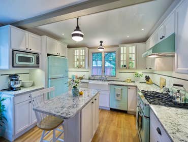 Rumford Mid-century Modern Kitchen Kitchen Addition & Renovation