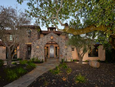 Custom home in wine country New construction