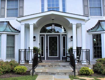 Potomac front porch remodeling project