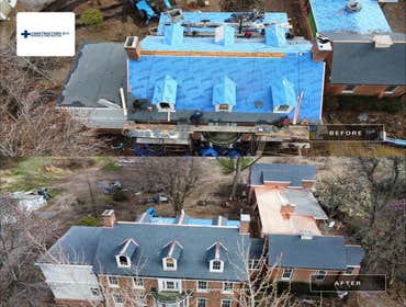 Constructors 911 COPPER AND SLATE ROOF 2024 Install new S1 Grade Slate Gray/Black with Copper Flatlock and Standing Seam