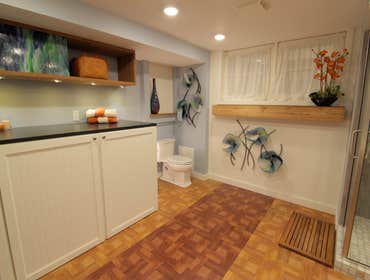 Basement Laundry & Bath