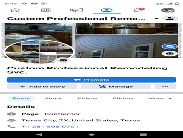Photos by Custom Professional Remodeling Svc #1 New house
Addition Home