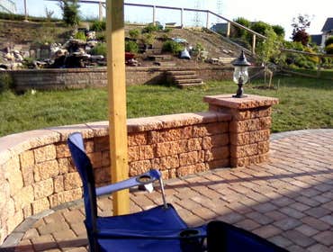 Seth Duncan Landscaping Project Installation of; walls, patios, pavers, water features, landscape deisgn & property maintenance.