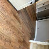 Oak floors stained Warm Gray