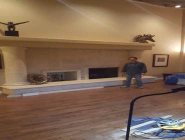 Fire Place Tile Job
