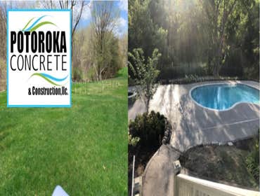 Exposed Aggregate Pool Decks photo, by Potoroka Concrete
