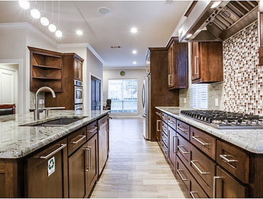 Honey Walnut Cabinetry