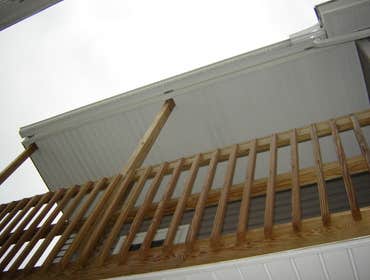 Swank Home Makeover A 2.5 story, single-family home: Siding, windows, insullation, soffit, fascia, capping. Also, repaired fence damage, installed new