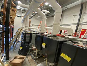 Tankless water heaters for commercial job