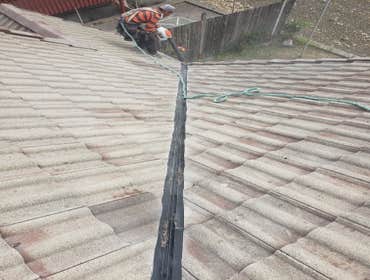 Tile valley repair ( open valley)