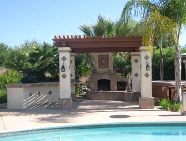 Arbor & Fire place