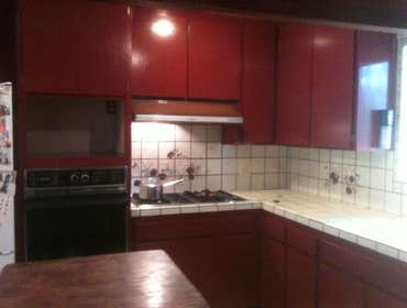 Kitchen cabinets