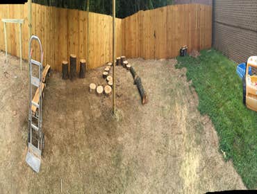 Pergola, fence and side walk Project done at a private school in Alabama