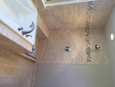 custom shower
