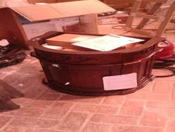 Photos from AOC Maintenance Install of new vanity