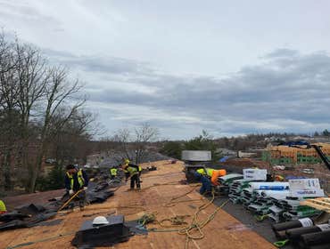 Photos by Master Roofing & Siding, Inc #1 beautiful project that was completed last year. Roofing and waterproofing also the exterior panels managed by