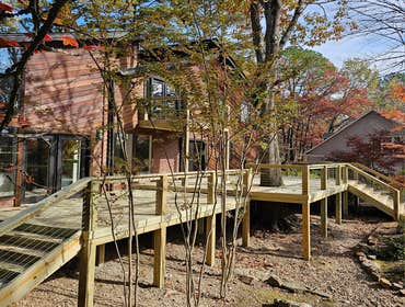 McCray Project Yellawood Deck 10ft x 19ft / 18ft x 34ft / 6ft x 10ft
Custom Treated Yellawood Deck
Full Stainless Steel Cable Railing
Large Custom Grow