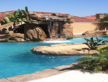 Grotto and Waterfall