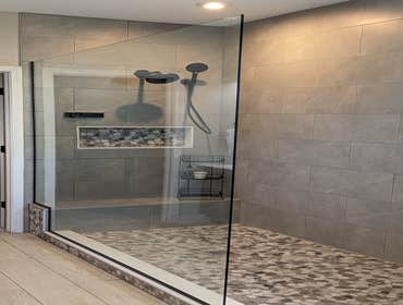 Photos by Spera LLC #2 Large walk in shower with digital remote control.