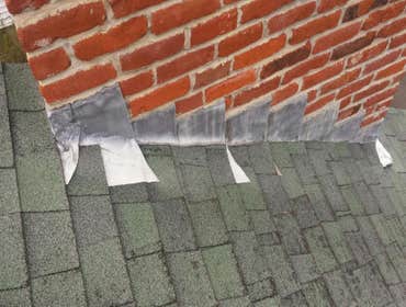 Step flashing before