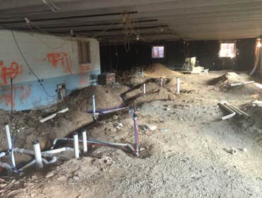 Photos from TGC Remodeling Pool room convert to three one bedroom apartments. Job - convert former pool room in basement of apartment building to three