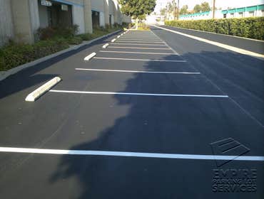 Asphalt Repiar This is a asphalt repair project that was performed by Empire Parking Lot Services in 2012. It included paving, seal coating, and parkin