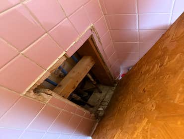 Bathroom Remodel A full bathroom gut and remodel involves completely removing the existing bathroom down to the structural framing and rebuilding the s