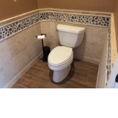 Bathroom update This is a simple bathroom update we recently completed. All plumbing fixtures remained in the same locations, bathroom was simply upda