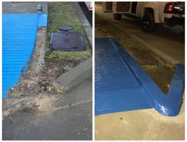 Curb repairs