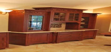 Viars residence Staten Island NY We created, thru the design of Independent Kitchen & Bath, a beautiful Cherry Kitchen and Matching Dining room table a