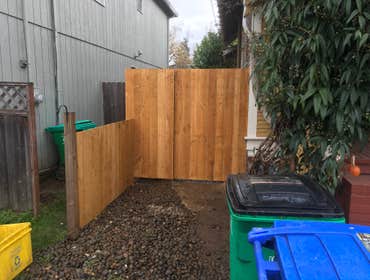 New fence