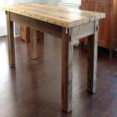 Photos by Muddy River Building Company LLC #4 A reclaimed wood table was built for a customer who enjoyed entertaining