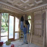 Custom Home Office This is the owners office that is part of a 20,000 sf home that we finished in Rancho Santa Fe Ca. We had three different species of