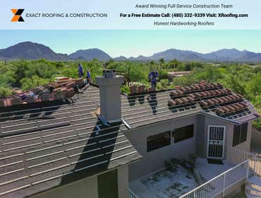 Exact Roofing & Construction - Tile Roofing Company Tile Refelt , Tile Roofing Repair and Replacement Scottsdale AZ, Tile relay, General Contractor, Ro