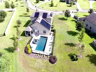 Photos by Florida Power Services Inc #1 14.28 kW PV Residential Groundmount
