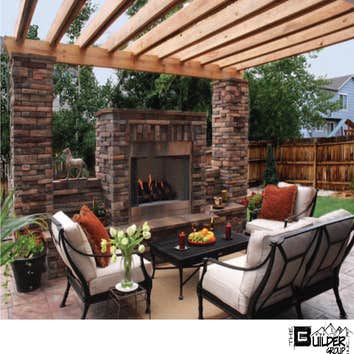 Fireplace/Pergola/Conc. patio
