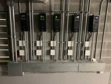 VFD Fan Motors connections