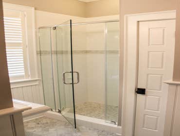 Baine Contracting Inc Project Multiple jobsites - showing kitchens, interior and exterior trim work, new homes, bathrooms, tile work, wood and iron ra