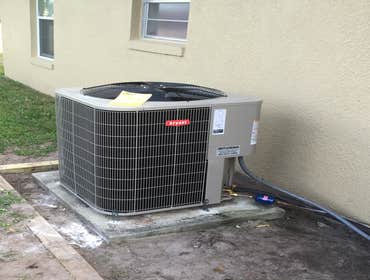 Condenser install