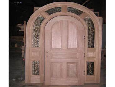 CUSTOM ENTRYWAY NMAHOGANY