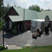 Photos from Fishers Country Store Tapered roof system on freezer. Conklin Benchply